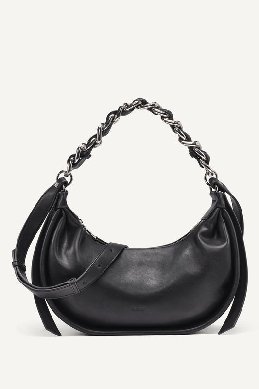 FIONA SMALL HOBO Black | DKNY