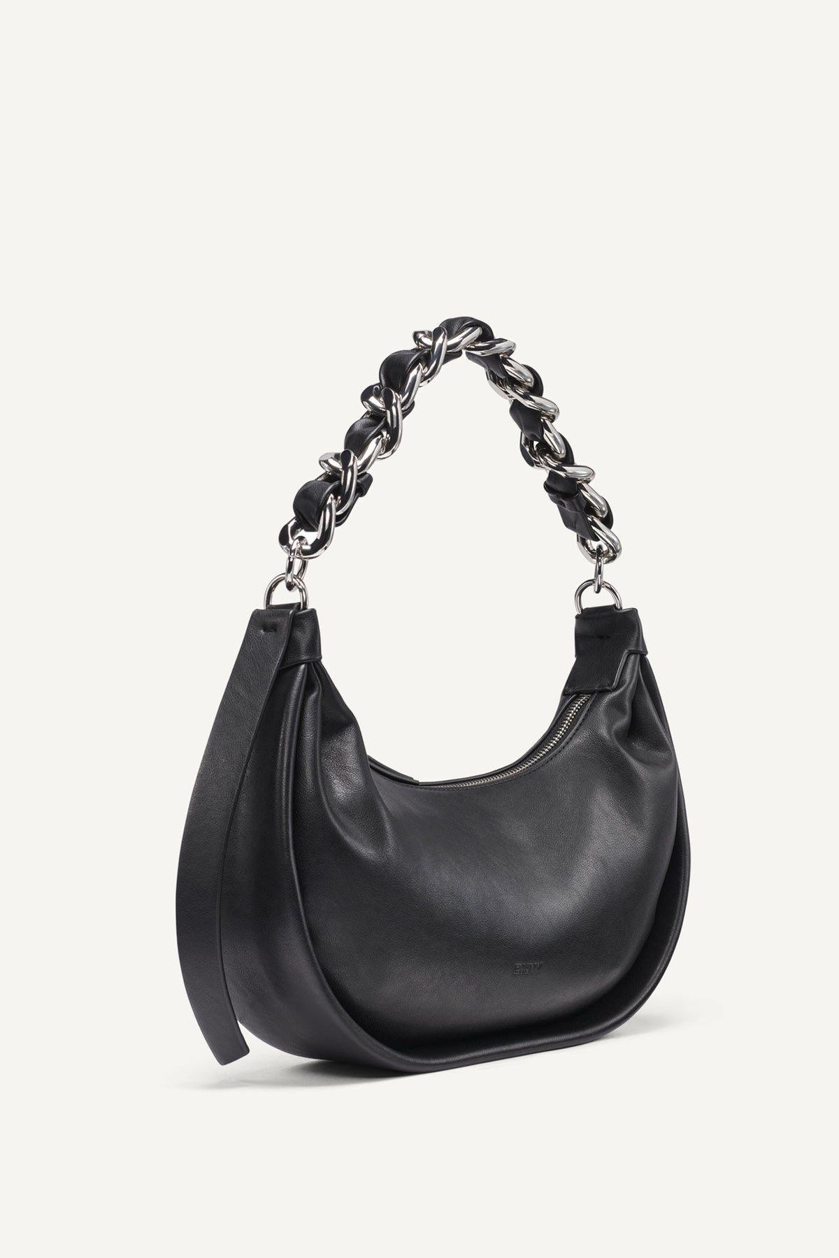 FIONA SMALL HOBO Black | DKNY