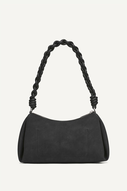 REMY SHOULDER BAG BLACK/SILVER | DKNY