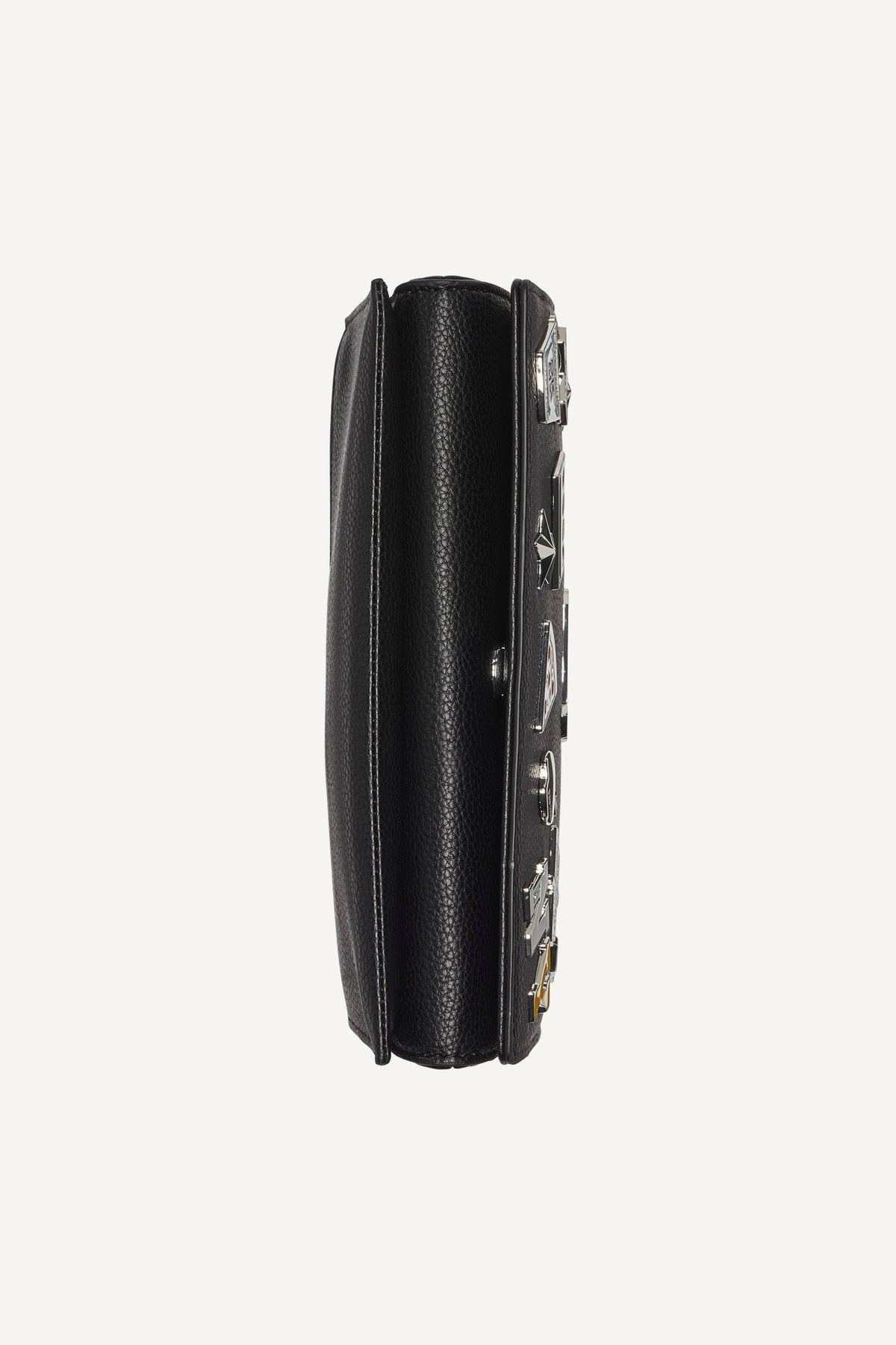 ETTA WALLET ON A STRING BLACK/SILVER | DKNY