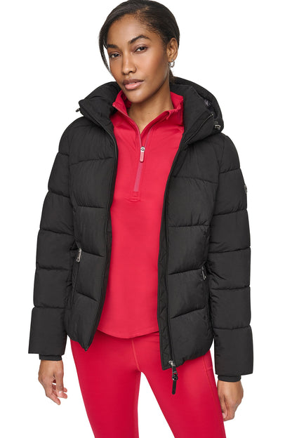STRETCH PUFFER JACKET Dark Navy | DKNY