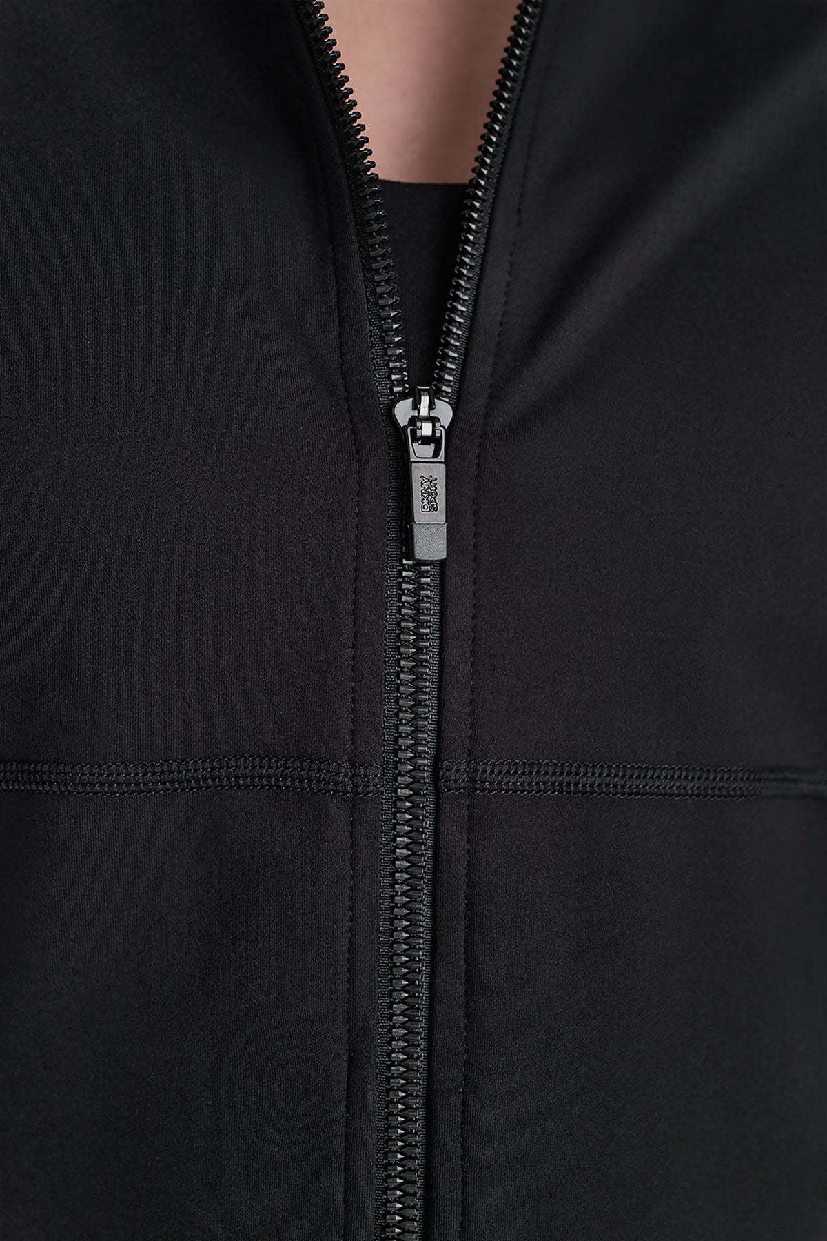 FUNNEL NECK FULL ZIP JACKET Claret | DKNY