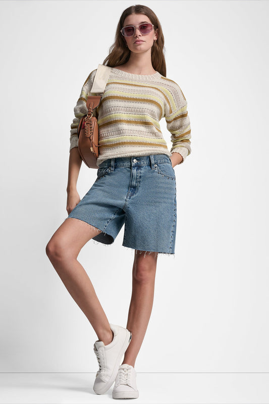 MID-RISE DENIM SHORT Cedar Street | DKNY