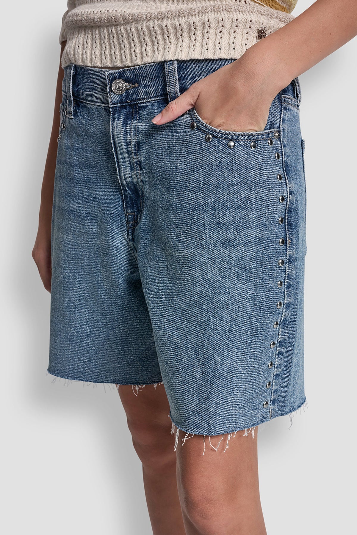 MID-RISE DENIM SHORT Cedar Street | DKNY