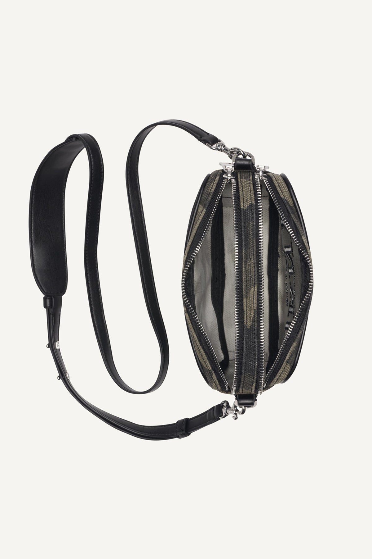 NELL LOGO-EMBOSSED CAMO CAMERA BAG Camouflage | DKNY