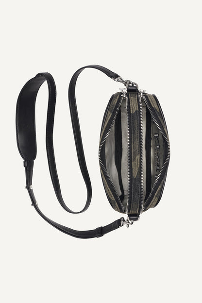 NELL LOGO-EMBOSSED CAMO CAMERA BAG Camouflage | DKNY
